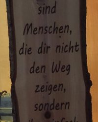 ♥-lich Willkommen Stele mit Beleuchtung