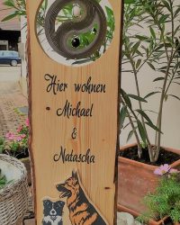 ♥-lich Willkommen Stele wohnen