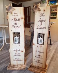 ♥-lich Willkommen Stele wohnen Licht