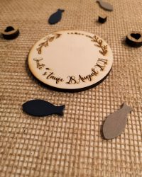 Unterleger Taufkerze